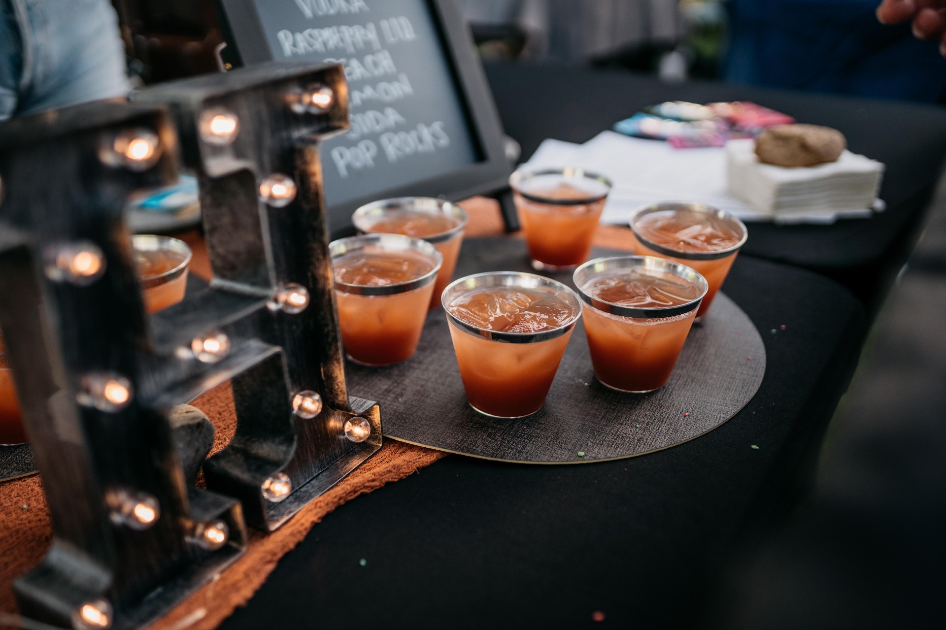 Cocktail flight
