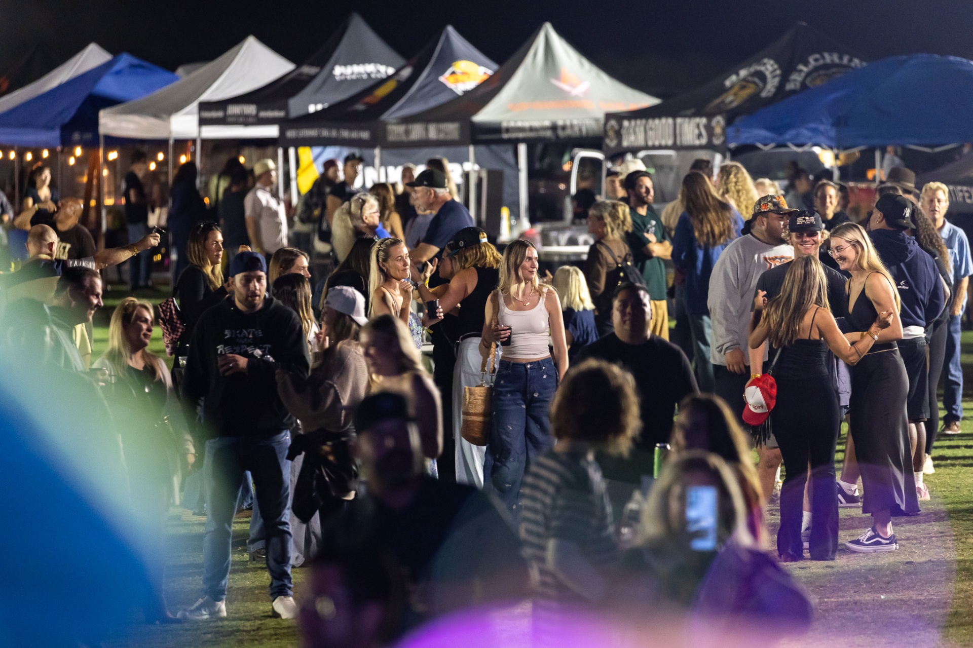 Night crowd
